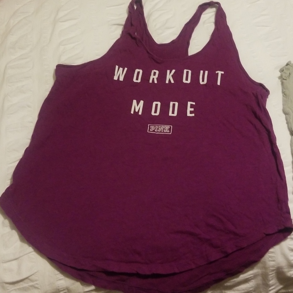 Pink Victoria's secret workout tank top